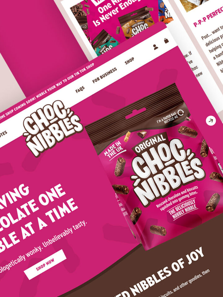 Choc Nibbles Website Design: A Bold New WooCommerce Launch